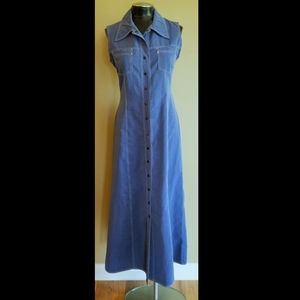 Vintage 1990's Sleeveless Maxi Dress